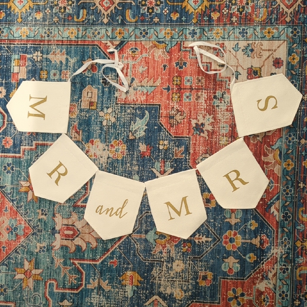 Mr and Mrs Wedding Banner